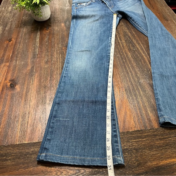 Joe’s jeans Flare Y2K 2000’s blue distressed denim bootcut mid rise flare 25 - Picture 10 of 14